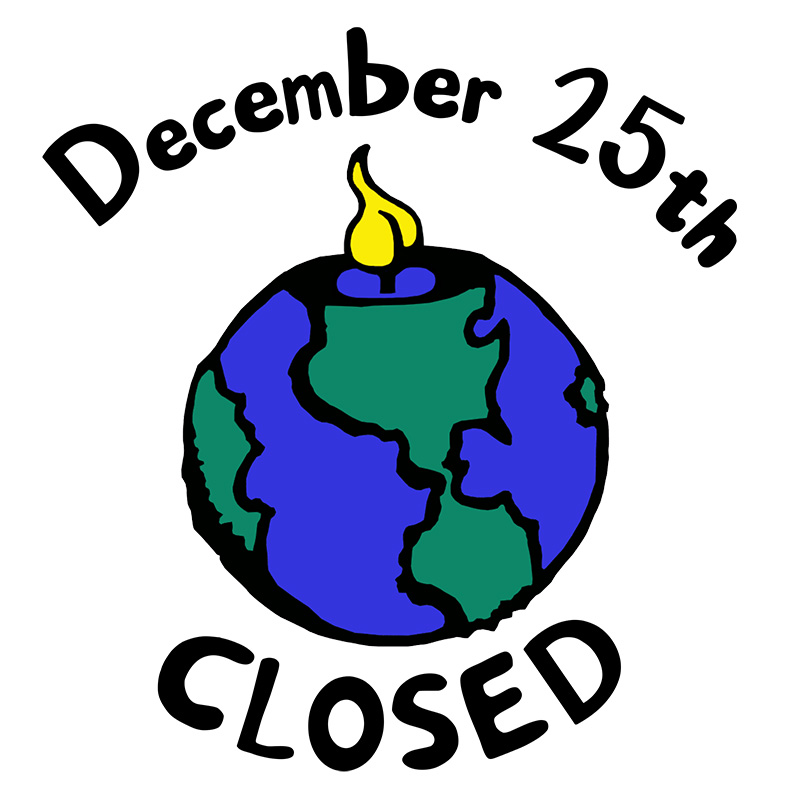 December 25th Closed